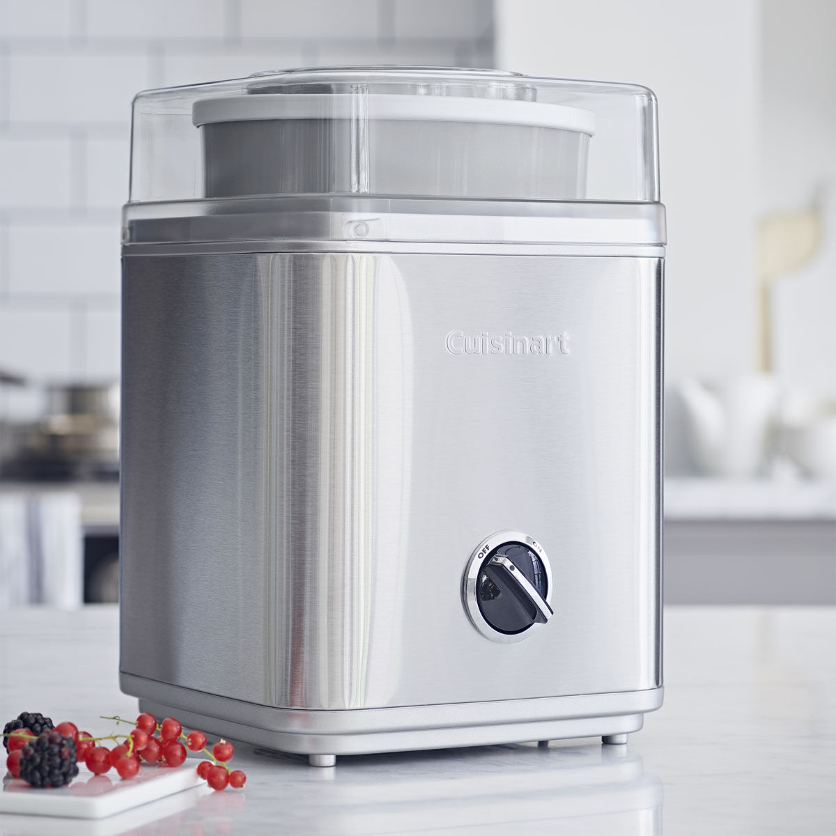 Cuisinart ice cream maker stainless online steel